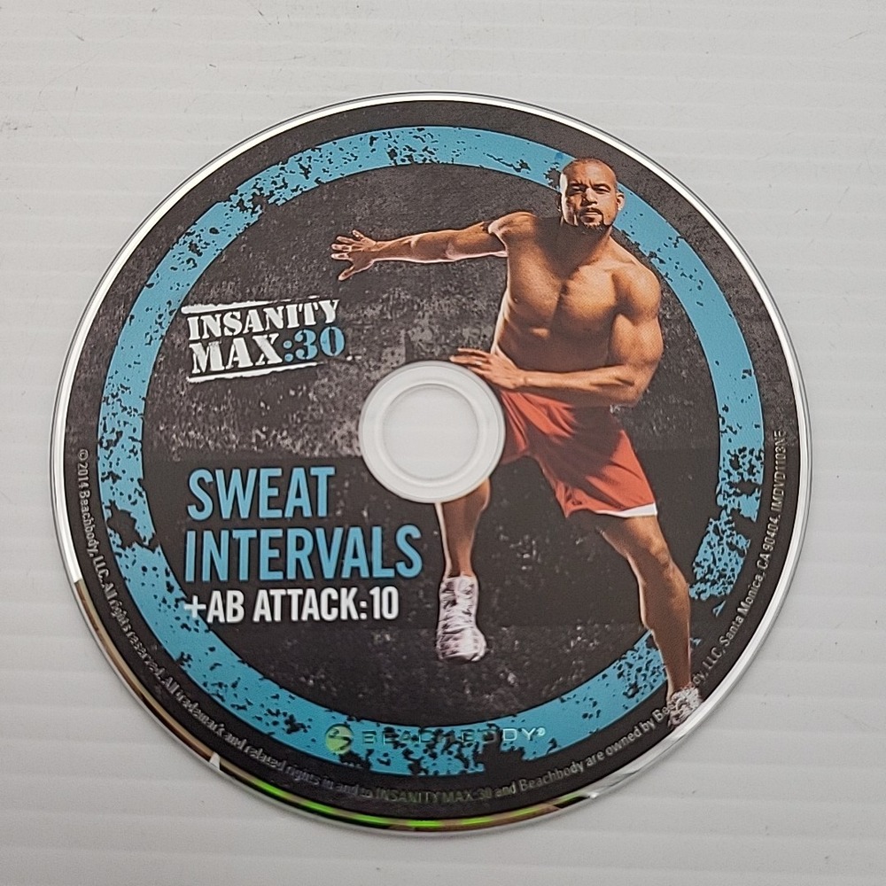 Insanity Max 30 Sweat Intervals + AB Attack DVD - Replacement Disc - BEACHBODY